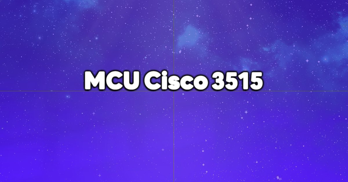محصول کاربردی MCU Cisco 3515 از شرکت سیسکو